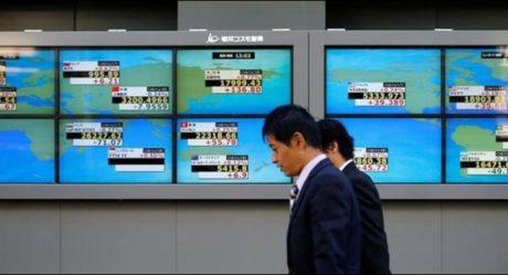 Asian stocks pull ahead as dollar edges back, US yields resume climb