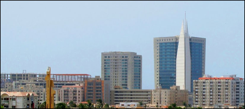 high rise building