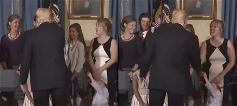 Trump handshake