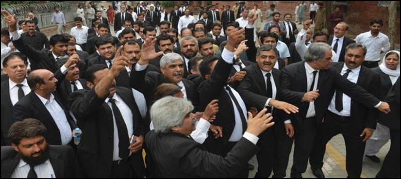 LHC-lawyer protest