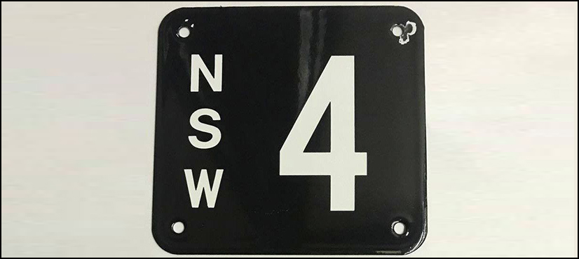 Number plate