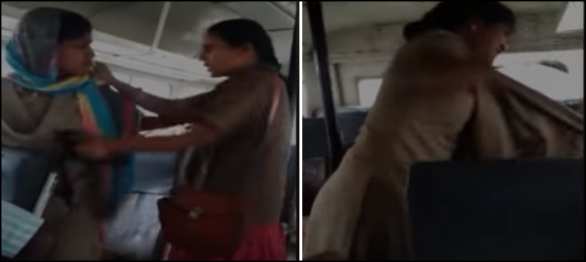 India bus fight