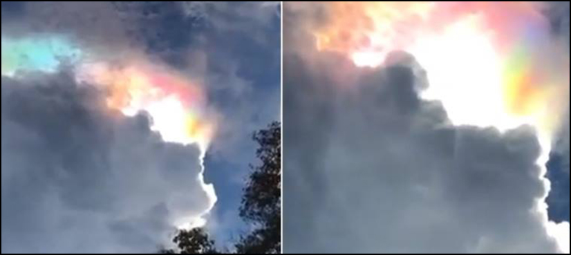Fire rainbow