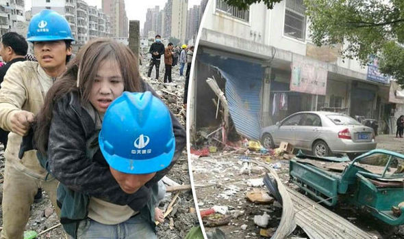 China blast