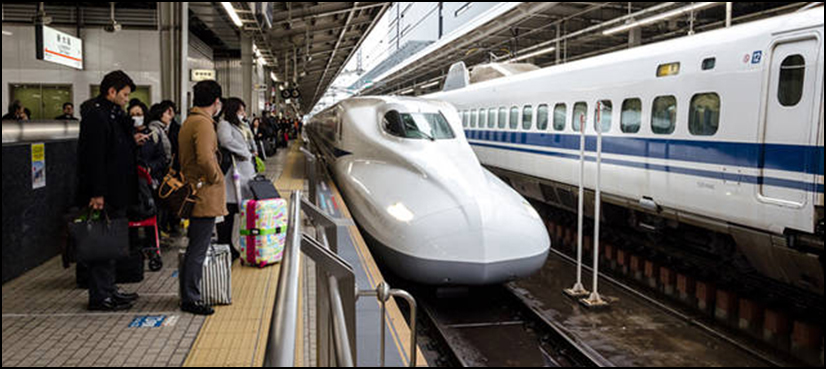 Japan train apologise
