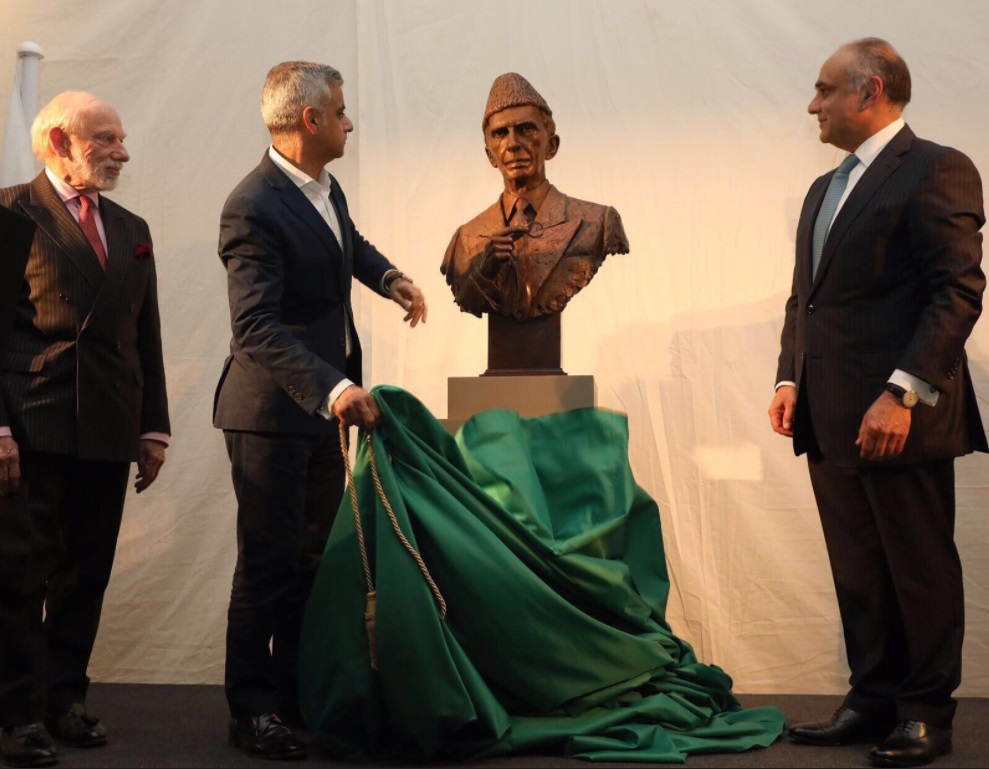 Jinnah's bust