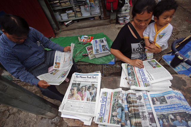 Cambodian journalist