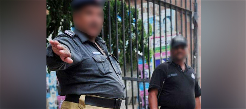 obese police Pakistan