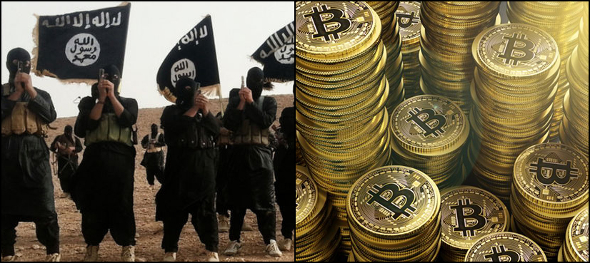 Woman Bitcoin Daesh IS finance