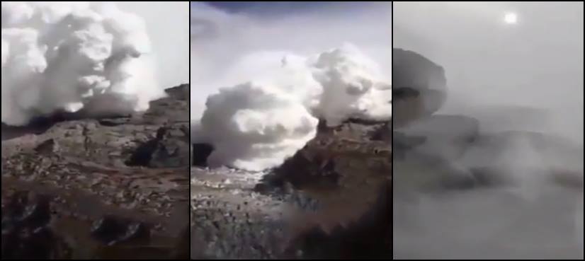 avalanche hunza valley gilgit