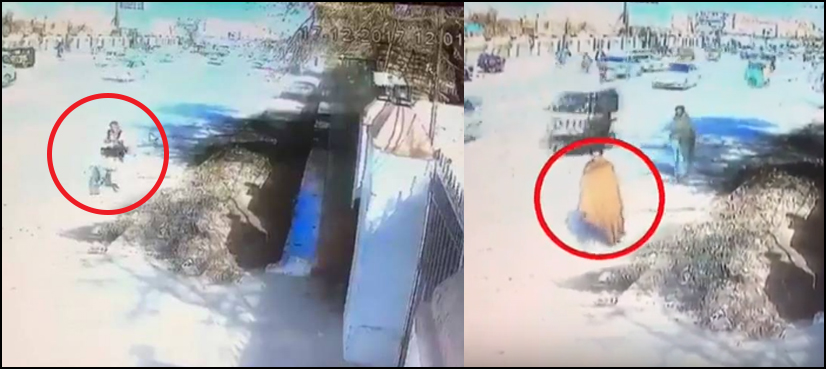 Quetta church attack CCTV