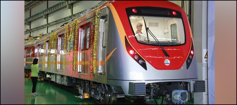 Shahbaz orange line train