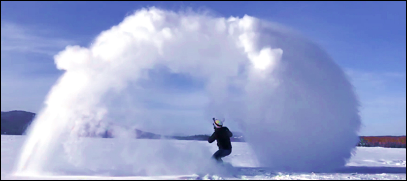 Hot air freezing cold