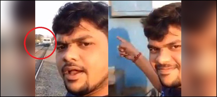 selfie video train india hyderabad