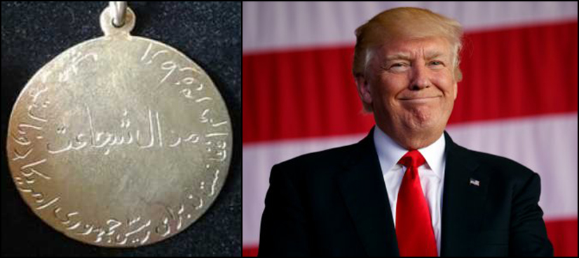 Trump medal of bravery