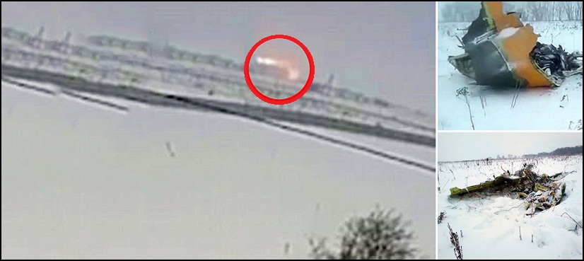 plane crash russia CCTV