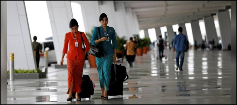 Indonesian flight attendants