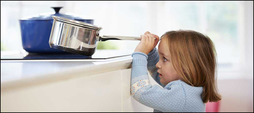 Mothers child burn risk