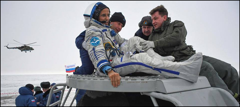 Astronauts space station