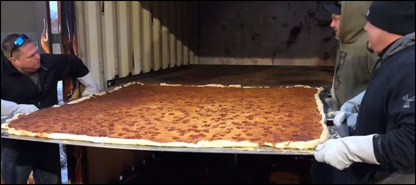 largest pizza Michigan