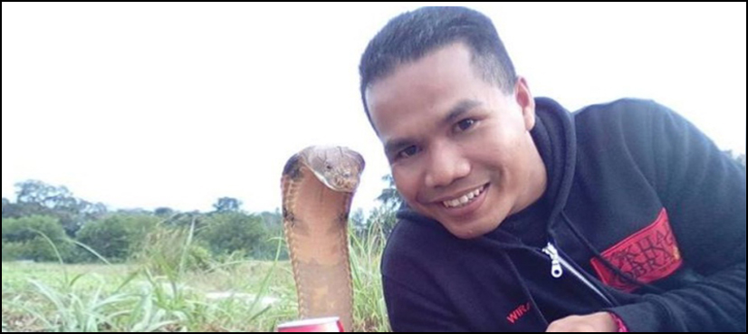 Zarin Hussin snake handler Malaysia