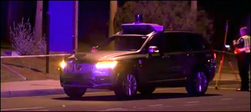 Uber self-driving vehicle kills pedestrian
