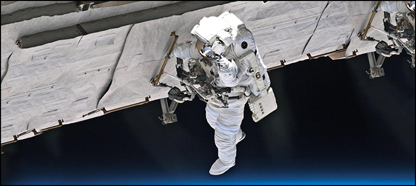 US astronauts spacewalk ISS repairs