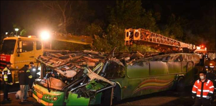 China bus crash