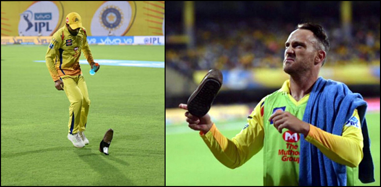 SHoe thrown IPL match Chennai
