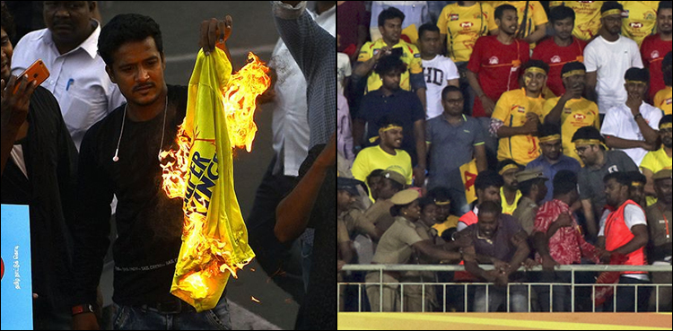 IPL matches Chennai shoe-throwing