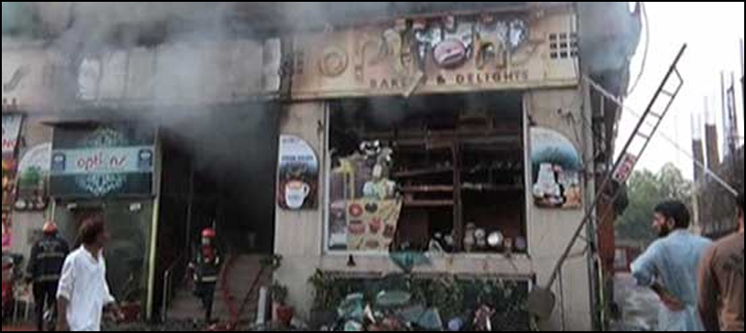 Lahore bakery fire
