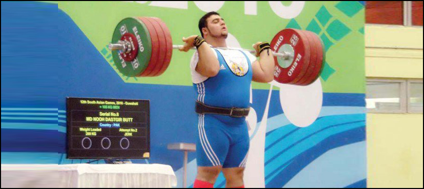 Pakistani weightlifter Nooh Commonwealth Games