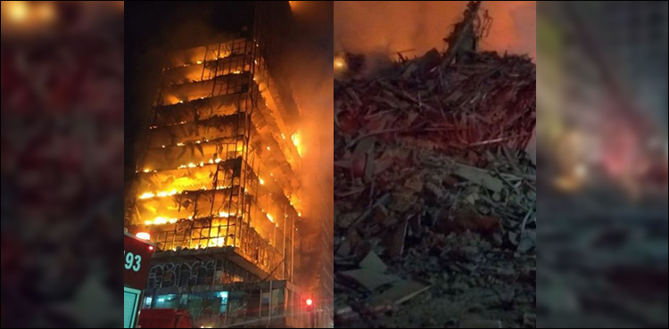 Brazil fire building