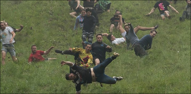 Cheese rolling