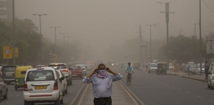 India storms