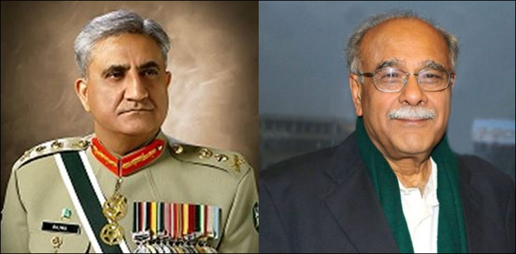 Army chief Qamar Javed PCB Najam Sethi