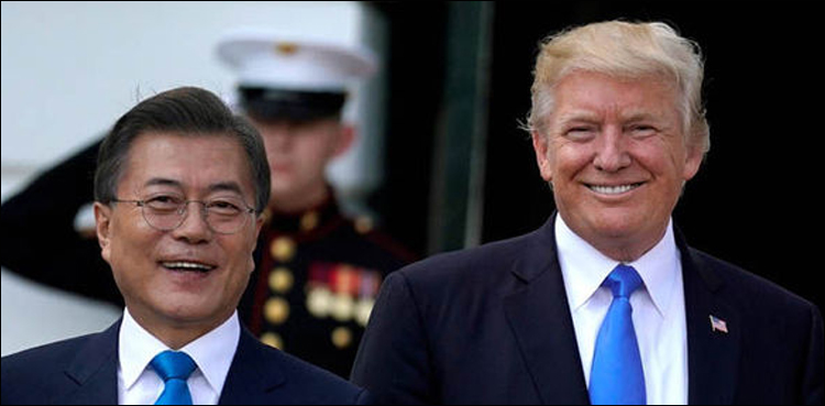 Donald Trump Moon Jae-in