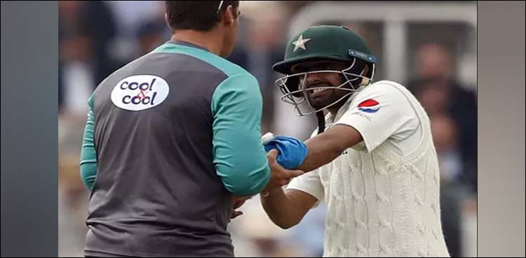 Babar out of England series with forearm fracture