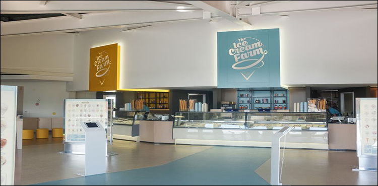 Inside the world's largest ice cream shop
