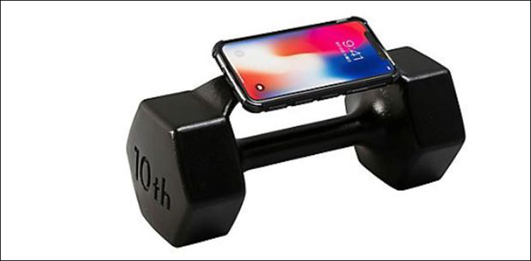 dumbbell case for iPhone