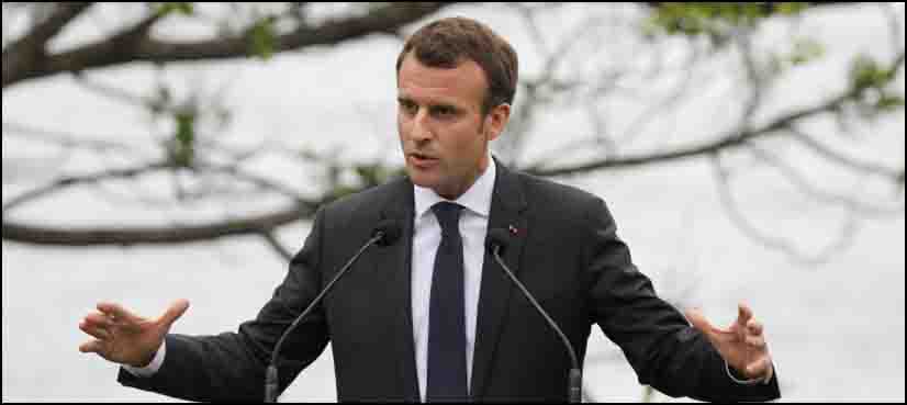 Macron, Iran, regime change, chaos