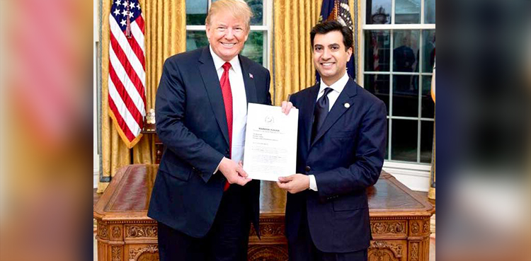 Donald Trump Pakistan's envoy to US