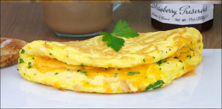 fluffy omelette