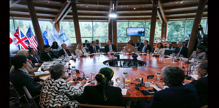 US isolated at G7 meeting as tariffs prompt retaliation