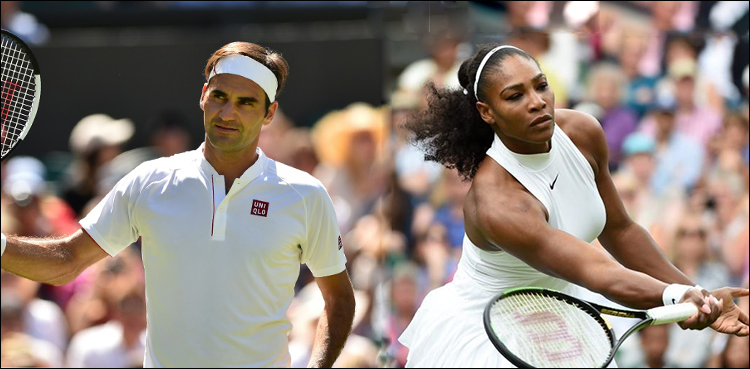 Federer, Serena breeze through Wimbledon furnace