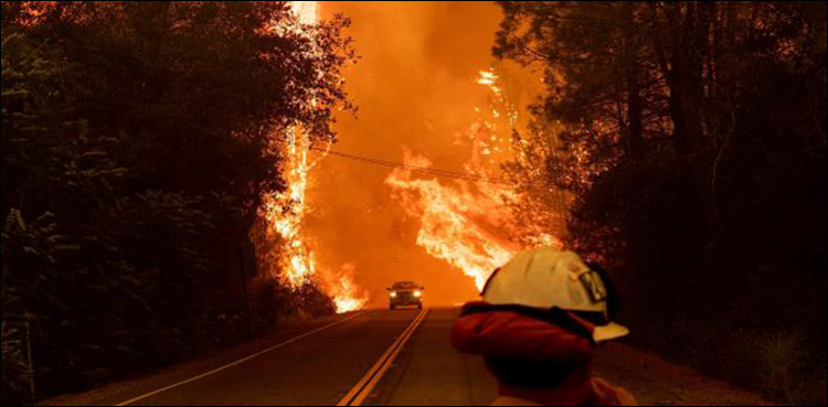 Monster wildfire rages in California