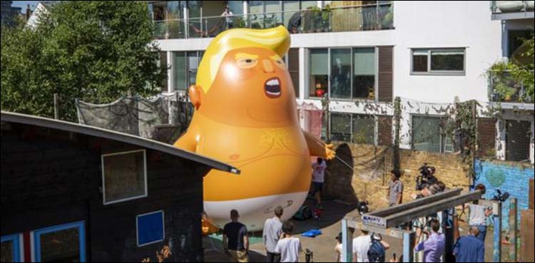 London Mayor Approves Giant Baby Balloon to Greet President Trump