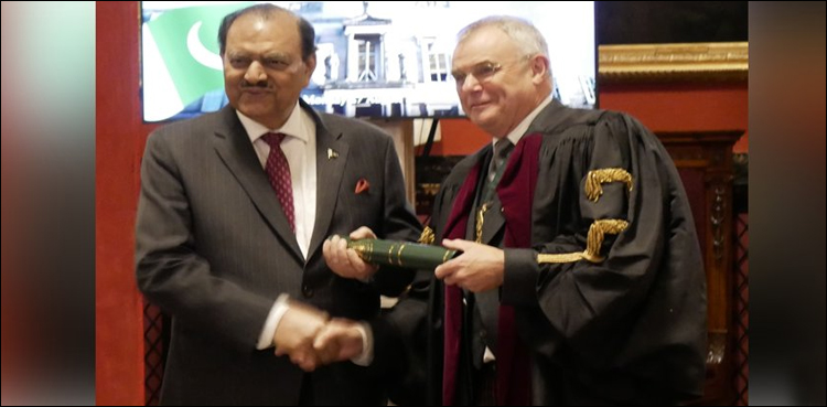 President Mamnoon Hussain Scotland