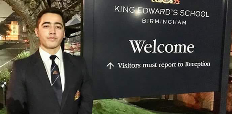 APS survivor Ahmad Nawaz GCSE