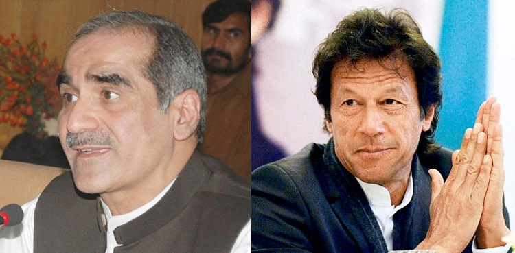Imran Khan Khawaja Saad Rafique NA-131